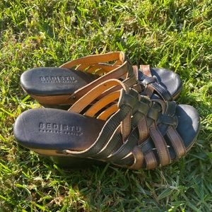 BED STU Women’s Wedges Leather